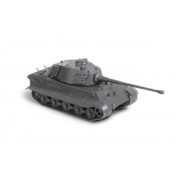 1:100 Zvezda 6204 Smagais vācu tanks Sd.Kfz.182 King Tiger Henschel