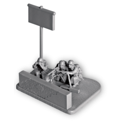 1:72 Zvezda 6210 - Немецкий пулемет MG-34 с расчетом, зима 1941-1945 гг.