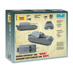 1:100 Zvezda 6213 - Vācu supersmagais tanks "Maus"