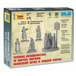 1:72 Zvezda 6232 - Немецкий штаб в зимней форме