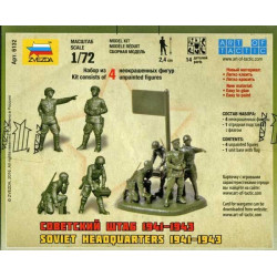 1:72 Zvezda 6132 - Padomju Savienības štābs 1941.–1943. g.