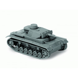1:100 Zvezda Vācu liesmu metēja tanks Pz.Kpfw. III