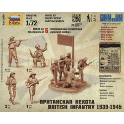 1:72 Zvezda 6166 - Британская пехота 1939-1942 гг.