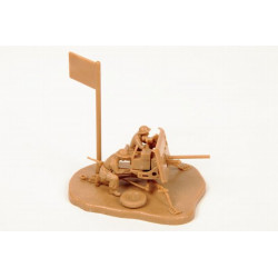 1:72 Zvezda 6169 - Britu QF-2-pdr prettanku lielgabals ar apkalpi