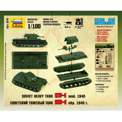 1:100 Zvezda 6141 - Soviet heavy tank KV-1