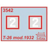 1:35 Zvezda 3542 - T-26 modelis 1932 padomju vieglais tanks