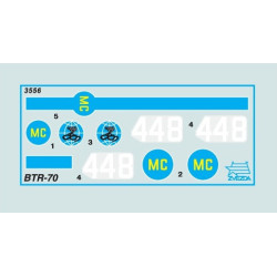 1:35 Zvezda 3556 БТР-70 / BTR-70 Soviet Armoured Personal Carrier