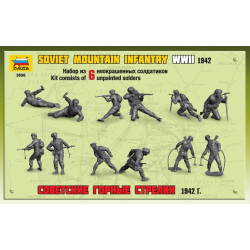 1:35 Zvezda 3606 Советские горные стрелки 1942 г.