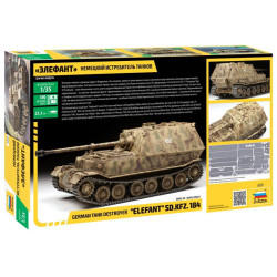 1:35 Zvezda 3659 Sd.Kfz.184 Elephant German Tank Destroyer