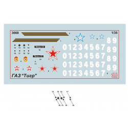 1:35 Zvezda 3668 - Krievijas bruņumašīna GAZ-233014 "Tīģeris"