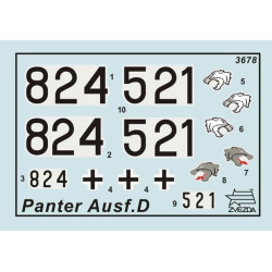 1:35 Zvezda 3678 Pz.Kpfw. V Panther (Ausf. D)