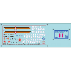 1:35 Zvezda 3683 Krievu bruņumašīna "Tiger-M" ar "Arbalet"