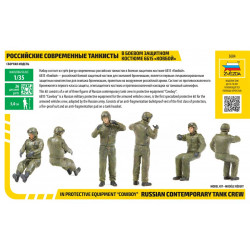 1:35 Zvezda 3684 Mūsdienu krievu tanku apkalpes