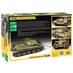 1:35 Zvezda 3687 - T-34/85 mod.1944 Soviet Medium Tank