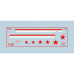 1:35 Zvezda 3694 T-28 Soviet Medium Tank
