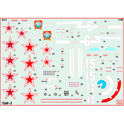 1:48 Zvezda 4814 Як-3 / Soviet fighter Yakovlev YAK-3