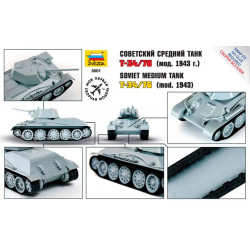 1:72 Zvezda 5001 Soviet Medium Tank T-34/76