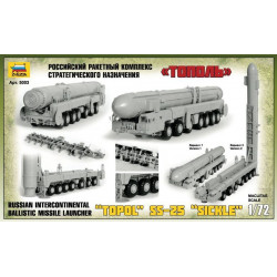 1:72 Zvezda 5003 Russian Ballistic Missile Launcher TOPOL SS-25 Sickle