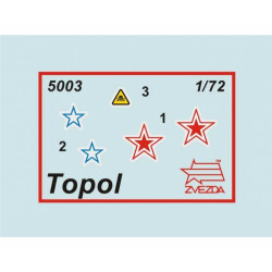 1:72 Zvezda 5003 Russian Ballistic Missile Launcher TOPOL SS-25 Sickle