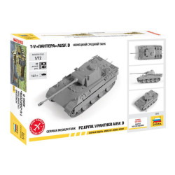 1:72 Zvezda 5010 - Pz.Kpfw.V Panther Ausf.D German Medium Tank