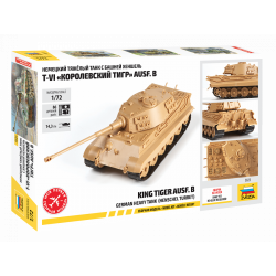 1:72 Zvezda 5023 King Tiger Ausf. B German Heavy Tank (Henschel Turret)