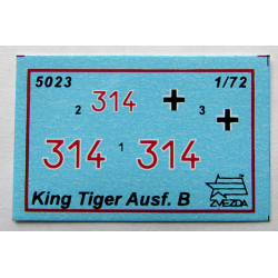 1:72 Zvezda 5023 King Tiger Ausf. B German Heavy Tank (Henschel Turret)