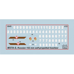 1:72 Zvezda 5045 MSTA-S Russian 152 mm self-propelled Howitzer
