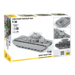 1:72 Zvezda 5061 T-35 Soviet Heavy Tank WW II