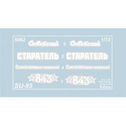 1:72 Zvezda 5062 SU-85 Soviet Tank Destroyer