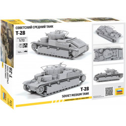 1:72 Zvezda 5064 T-28 Soviet Medium Tank WW II