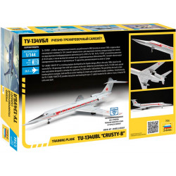 1:144 Zvezda 7036 TU-134 UBL Crusty-B Russian Training Plane