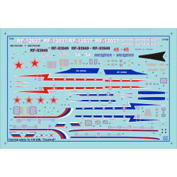 1:144 Zvezda 7036 TU-134 UBL Crusty-B Russian Training Plane