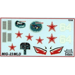 1:72 Zvezda 7218 MiG-23MLD FLOGGER Soviet Fighter-Bomber