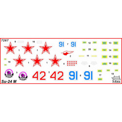 1:72 Zvezda 7267 Sukhoi Su-24M Soviet Front Bomber