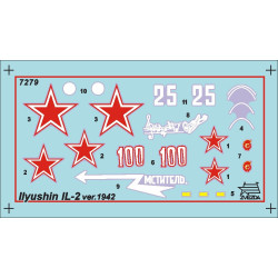 1:72 Zvezda 7279 - IL-2 Soviet Armored Attack Aircraft