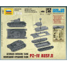 1:100 Zvezda 6151 - Vācu vidējā tvertne Pz.Kpfw.IV Ausf. D