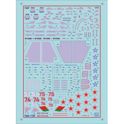 1:72 Zvezda 7307 Russian Trainer Aircraft YAK-130