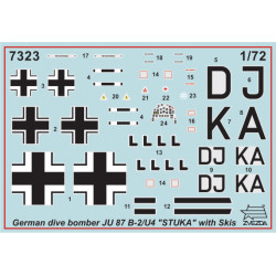 1:72 Zvezda 7323 Junkers Ju-87 B2/U4 STUKA with ski