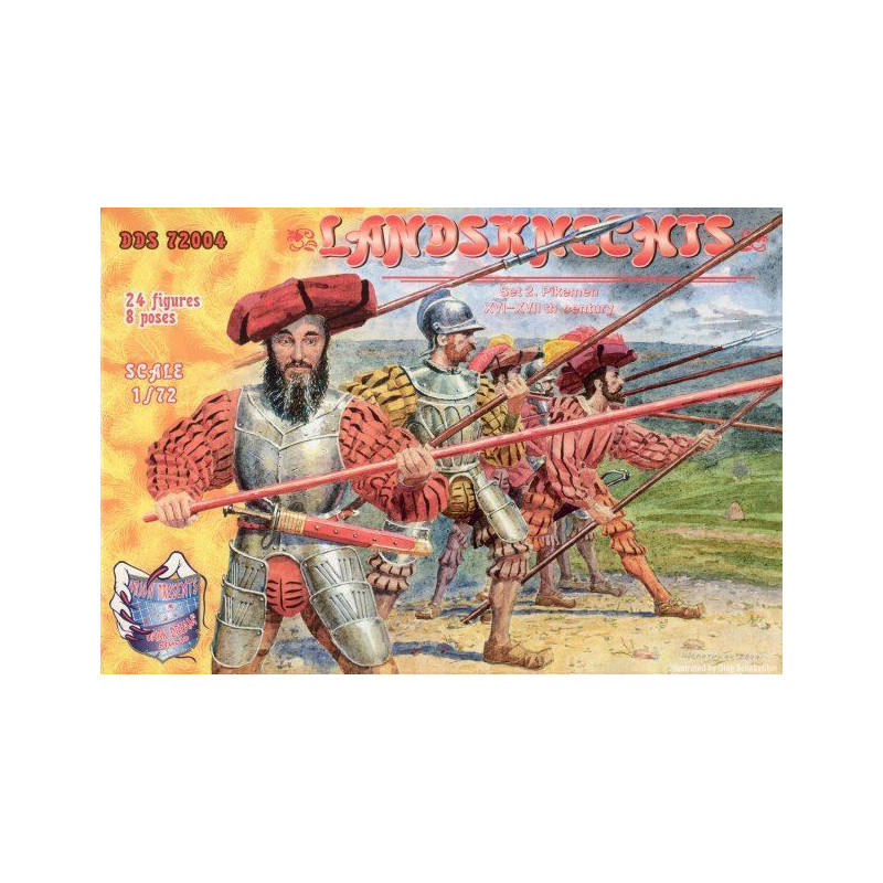 1:72 Orion DDS-72004 Landsknechts set.2 Pikemen XVI-XVII century