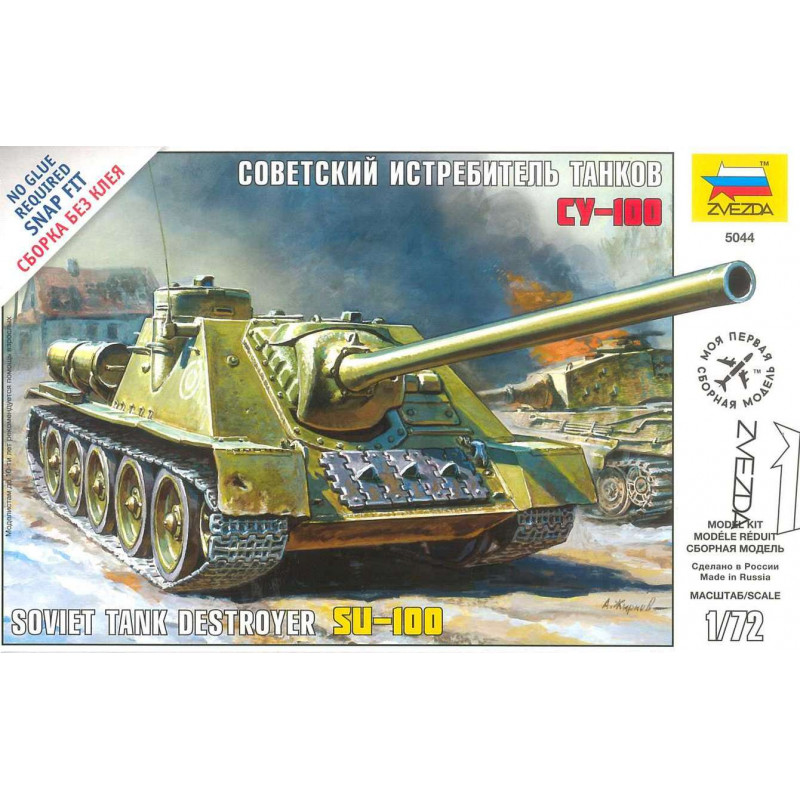 1:72 Zvezda 5044 - SU-100 Soviet Self-Propelled Gun