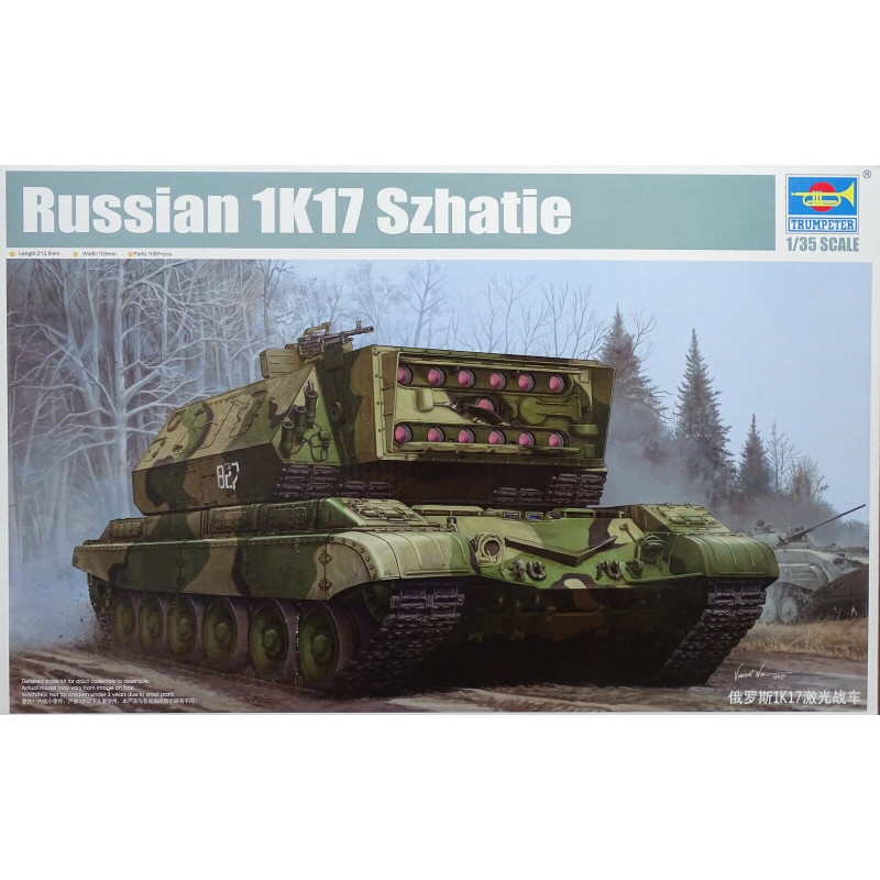 1:35 Trumpeter 05542 - 1K17 "Szhatie" self-propelled laser vehicle