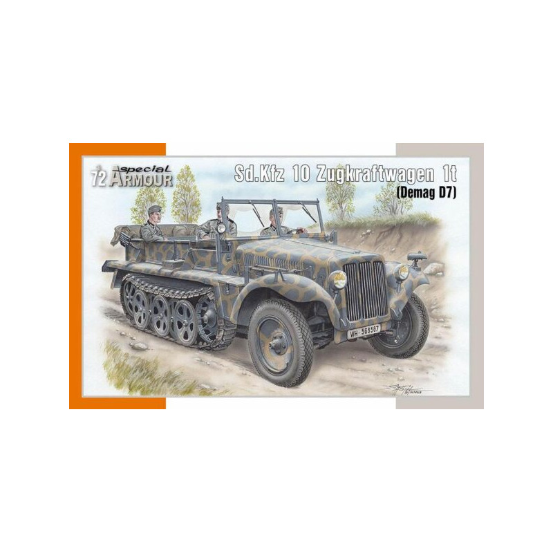1:72 Special Hobby SA72021 - Sd.Kfz 10 Zugkraftwagen 1t Demag D7