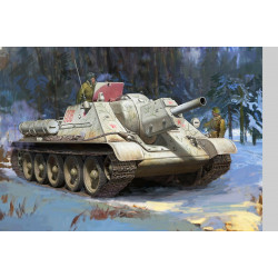 1:35 Zvezda 3691 Su-122 Soviet Tank Destroyer