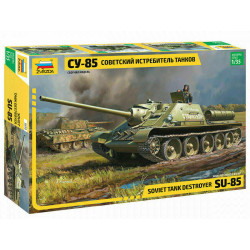 1:35 Zvezda 3690 СУ-85 / Su-85 Soviet Tank Destroyer