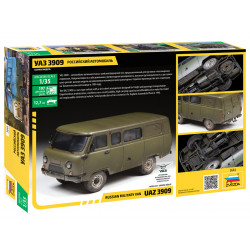 1:35 Zvezda 3644 - Krievijas militārais furgons UAZ-3909