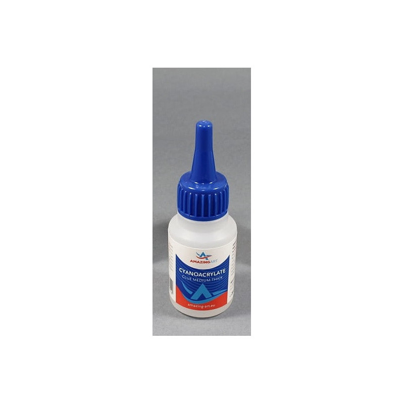 Amazing Art 11612 - Цианакрилатный клей, средний 20 г. - Cyanoacrylate glue, medium 20g.