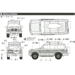 1:24 Fujimi ID-130 - Mitsubishi Pajero V6 3500, Full Option