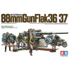 1:35 Tamiya 35017 - German 88mm Gun Flak 36/37 with 9 Figures