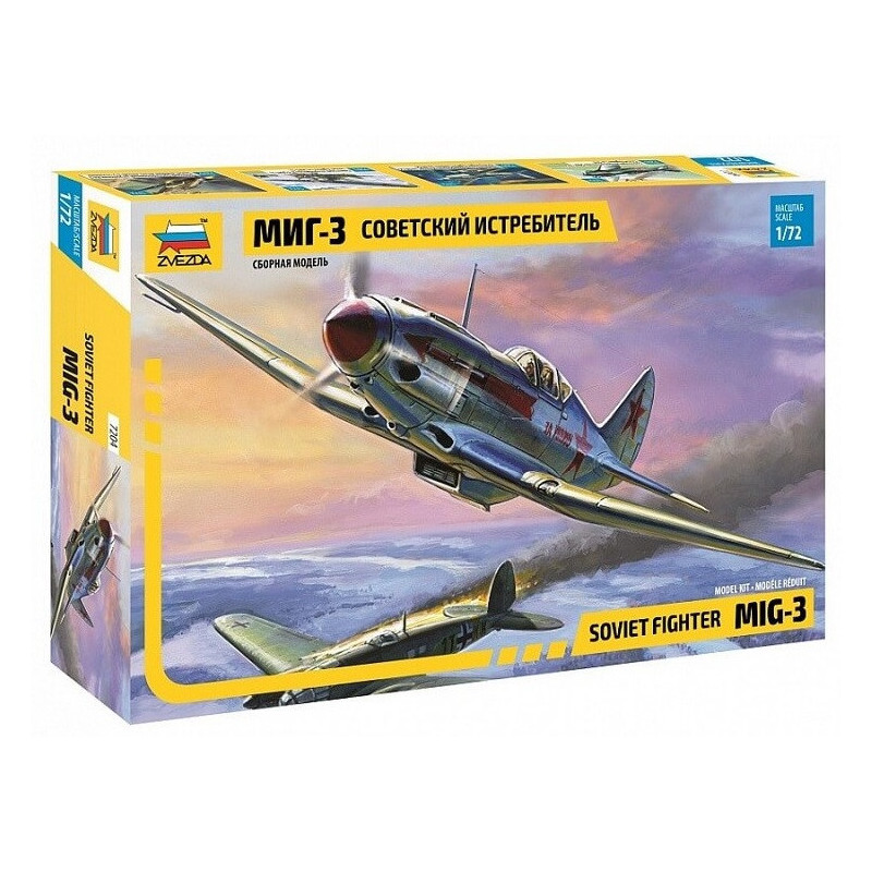 1:72 Zvezda 7204 - МиГ-3 / MiG-3 Soviet Fighter WW II