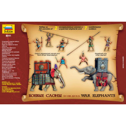 1:72 Zvezda 8011 - Kara ziloņi III-I p.m.ē.